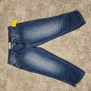 Women's Baby Phat Washed Jean Capris  Size 9 Siler Label